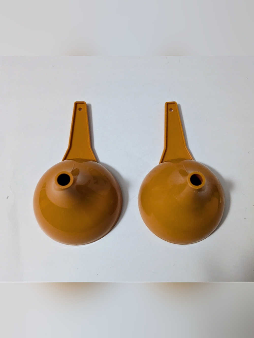 Tupperware Funnels Orange Vintage Bundle Two